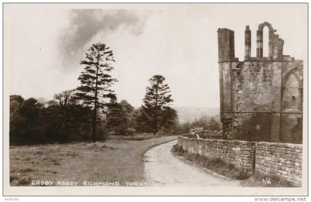 CPSM ROYAUME-UNI - Easby Abbey, Richmond Yorks - Sonstige & Ohne Zuordnung