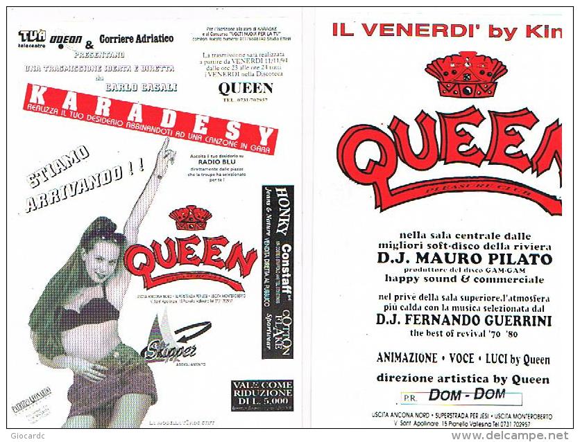 1994 DISCOTECA  QUEEN, PIANELLO VALLESINA  (AN):  KARADESY    - RIF. 3782 - Musica E Musicisti