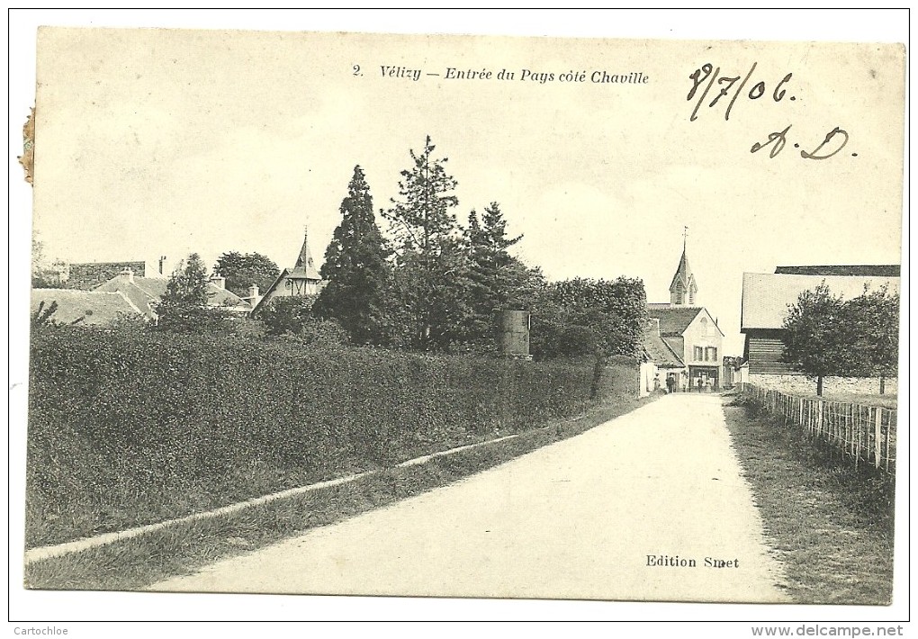 VELIZY-Entrée Du Pays Coté Chaville - Velizy