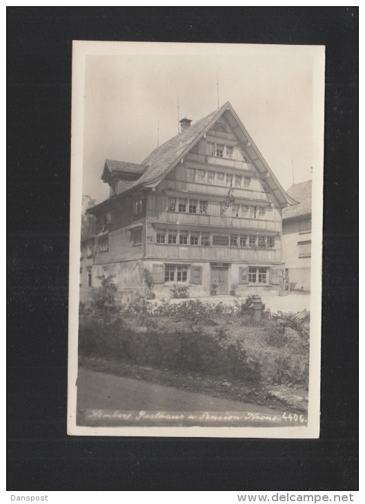 Schweiz AK Hemberg Gasthaus Und Pension Krone 1926 - Hemberg