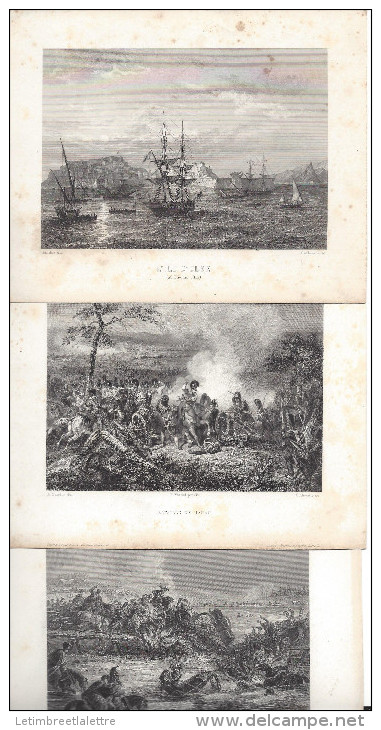 Thématique Napoléon, 25 Gravures De Karl Girardet, Charpentier, Morel Fatio Etc - Estampes & Gravures