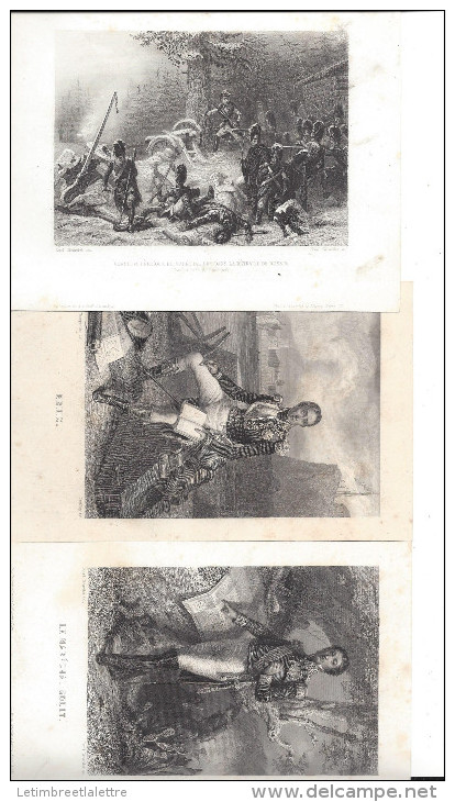 Thématique Napoléon, 25 Gravures De Karl Girardet, Charpentier, Morel Fatio Etc - Estampes & Gravures