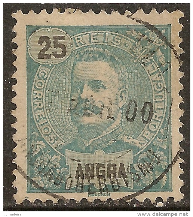 Angra - 1897 King Carlos 25 Réis - Angra