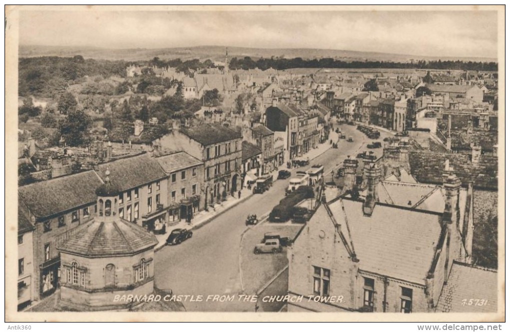 CPSM ROYAUME-UNI - Barnard Castle From The Church Tower - Andere & Zonder Classificatie