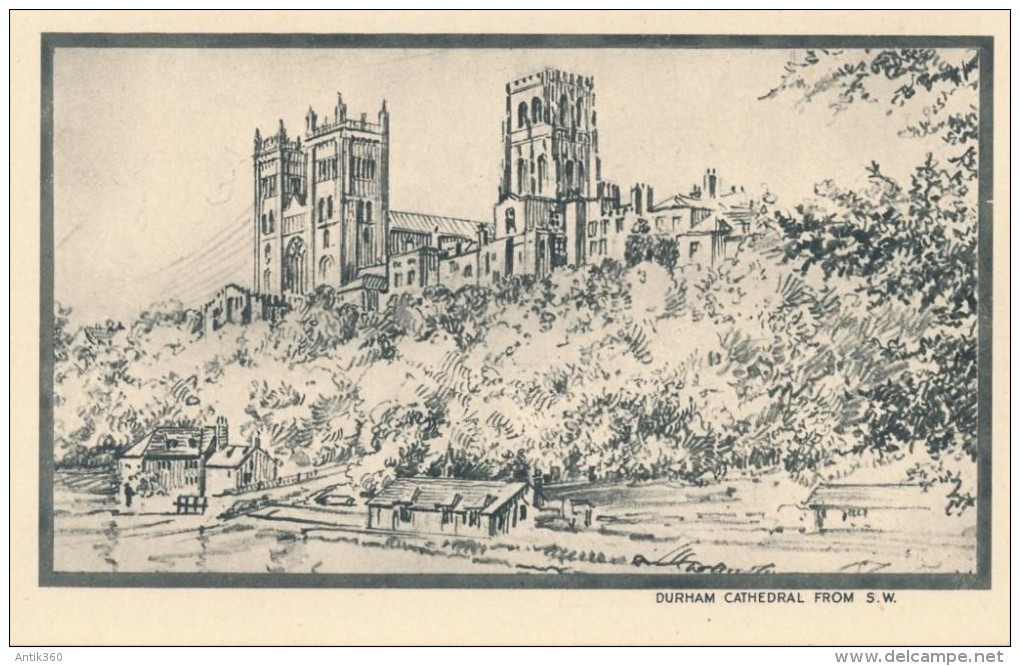 CPSM ROYAUME-UNI - Six Views Postcards Of Durham - Sonstige & Ohne Zuordnung