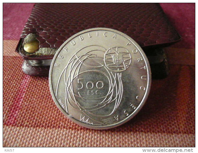 RARE Monnaie De 500 Escudo PORTO 2001 En Argent - Portugal