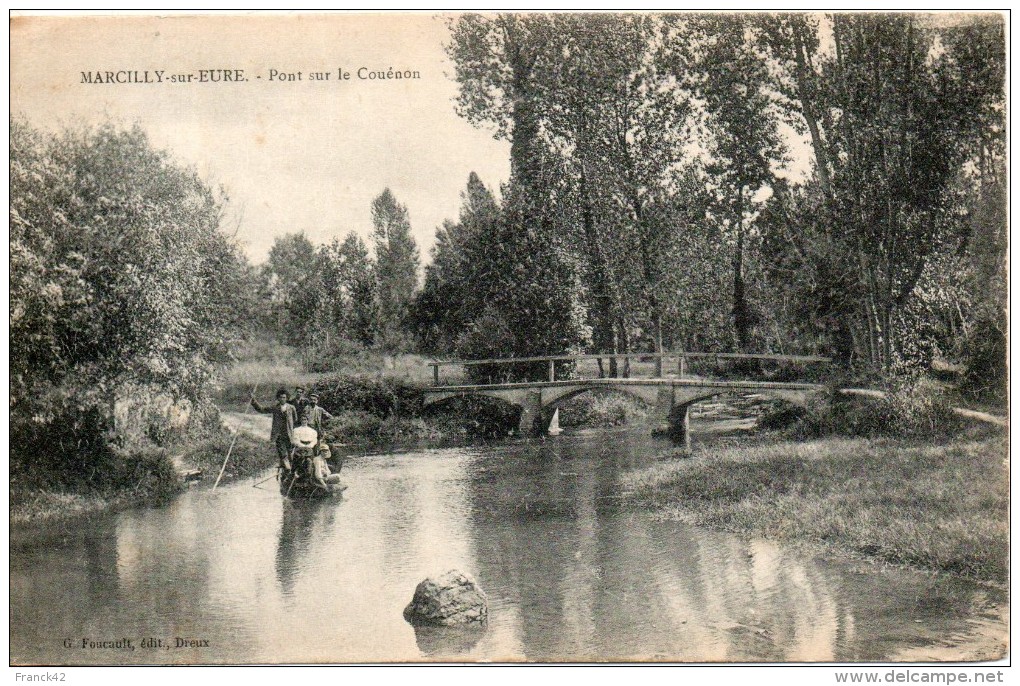 27. Marcilly Sur Eure. Pont Sur Le Couenon - Marcilly-sur-Eure