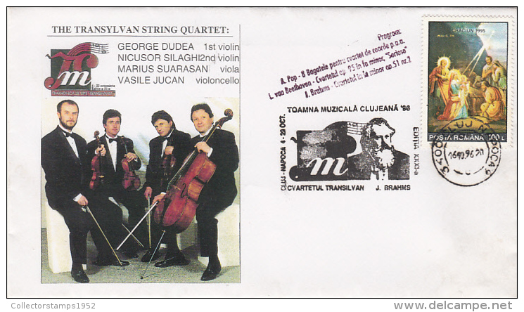 926FM- MUSIC, AUTUMN FESTIVAL, STRING QUARTET, JOHANNES BRAHMS, SPECIAL COVER, 1996, ROMANIA - Musik