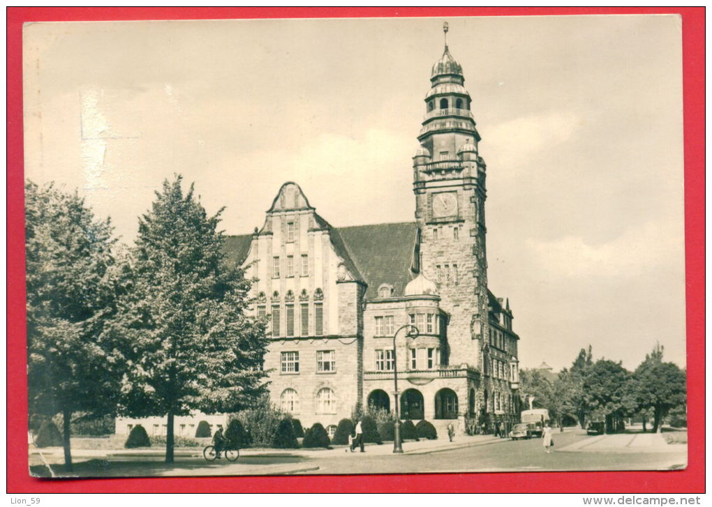 159223 / Wittenberge ( BZ. SCHWERIN ) - Rathaus - , VELO BIKE , CAR , TRUCK - Germany Allemagne Deutschland Germania - Wittenberge