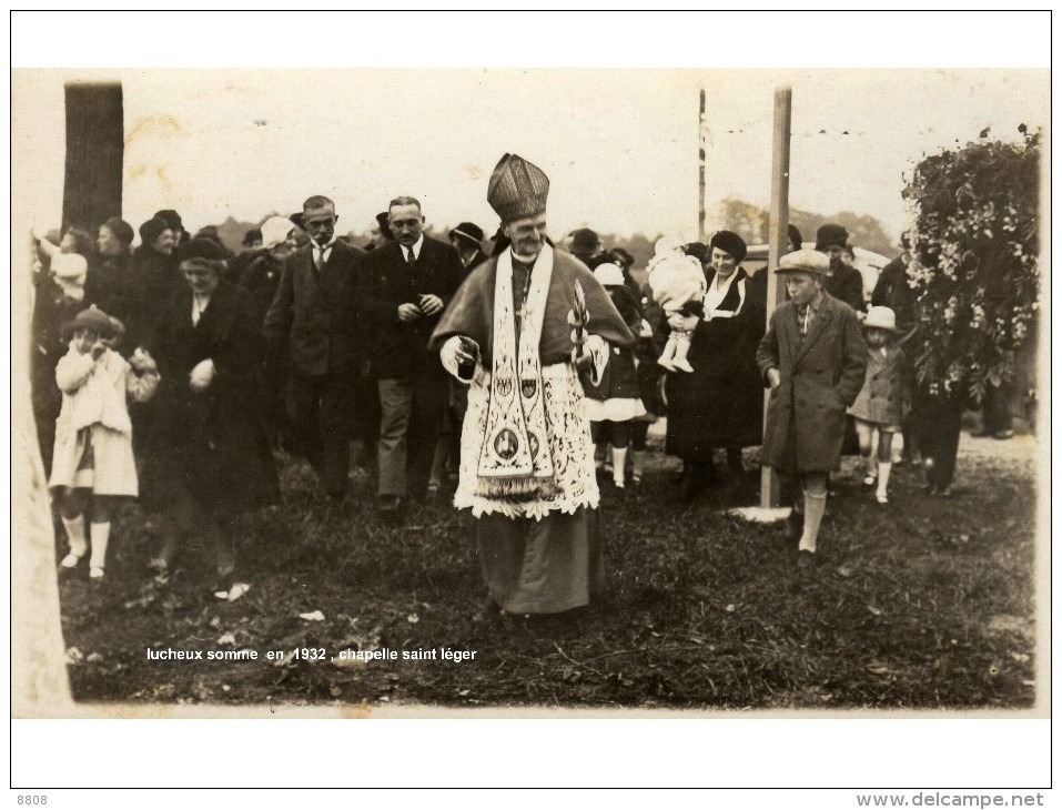 Lucheux , La Chapelle Saint Léger En 1932 - Lucheux