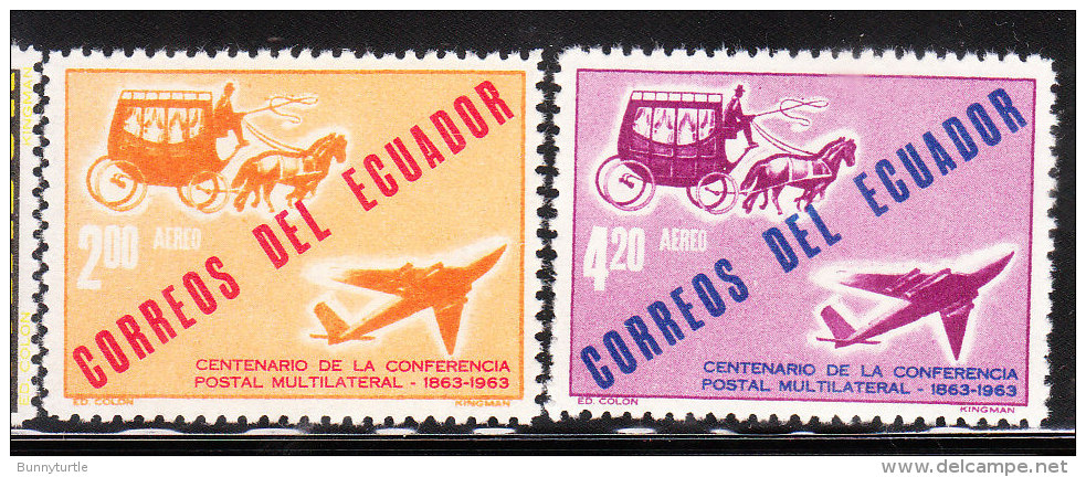 Ecuador 1963 1st Int'l Postal Conference MNH - Ecuador