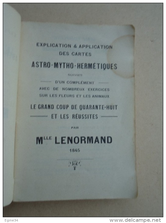 B.P. Grimaud Paris - Grand Jeu De Société De Pratiques Secrètes De Melle LE NORMAND - 1935 - Jeux De Société