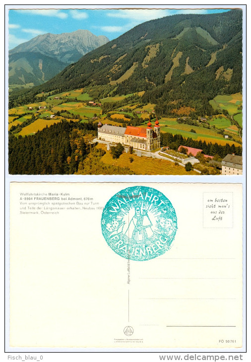 1) AK Steiermark 8904 Ardning Wallfahrtskirche Frauenberg Bei Admont Maria-Kulm Österreich Steiermark Luftbild Austria - Admont