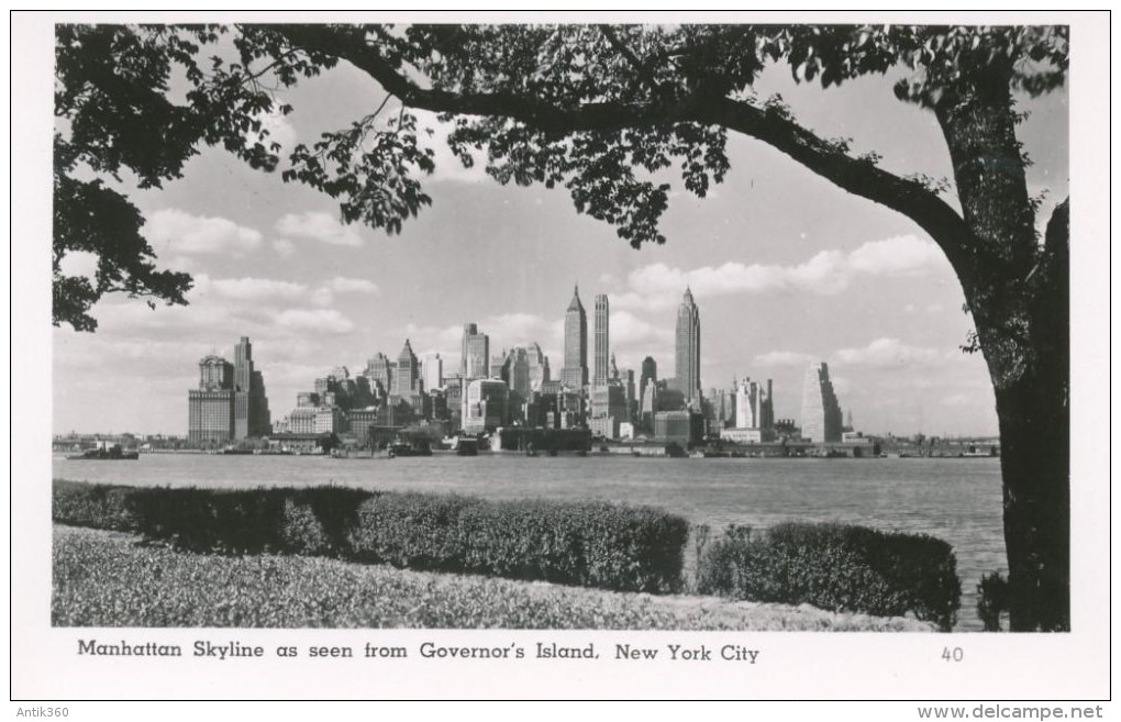 CPSM ETATS-UNIS - USA - New York - Manhattan Skyline As Seen From Governor´s Island - Otros & Sin Clasificación