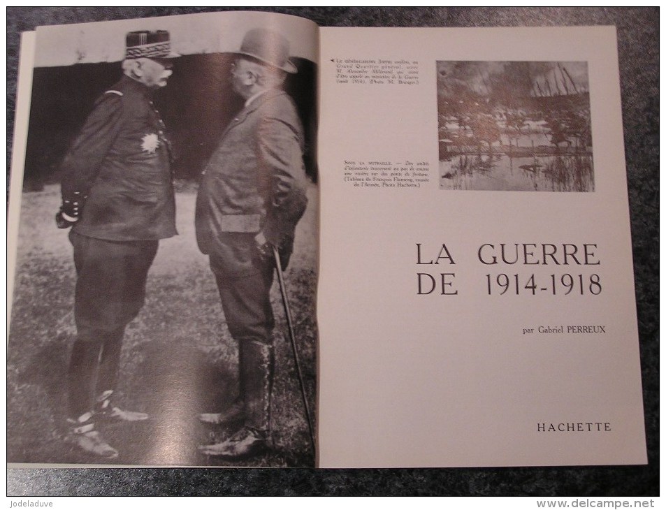 LA GUERRE 1914 1918 Perreux G L´encyclopédie Par L´ Image Hachette Verdun Vaux Poilu 14 18 World War 1 - Guerre 1914-18