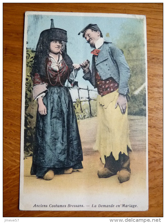 France, Sâone Et Loire,  Anciens Costumes Bressans. La Demande En Mariage - Other & Unclassified