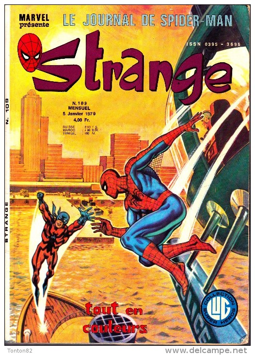 STRANGE - N° 109 - ( 5 Janvier  1979 ) . - Strange