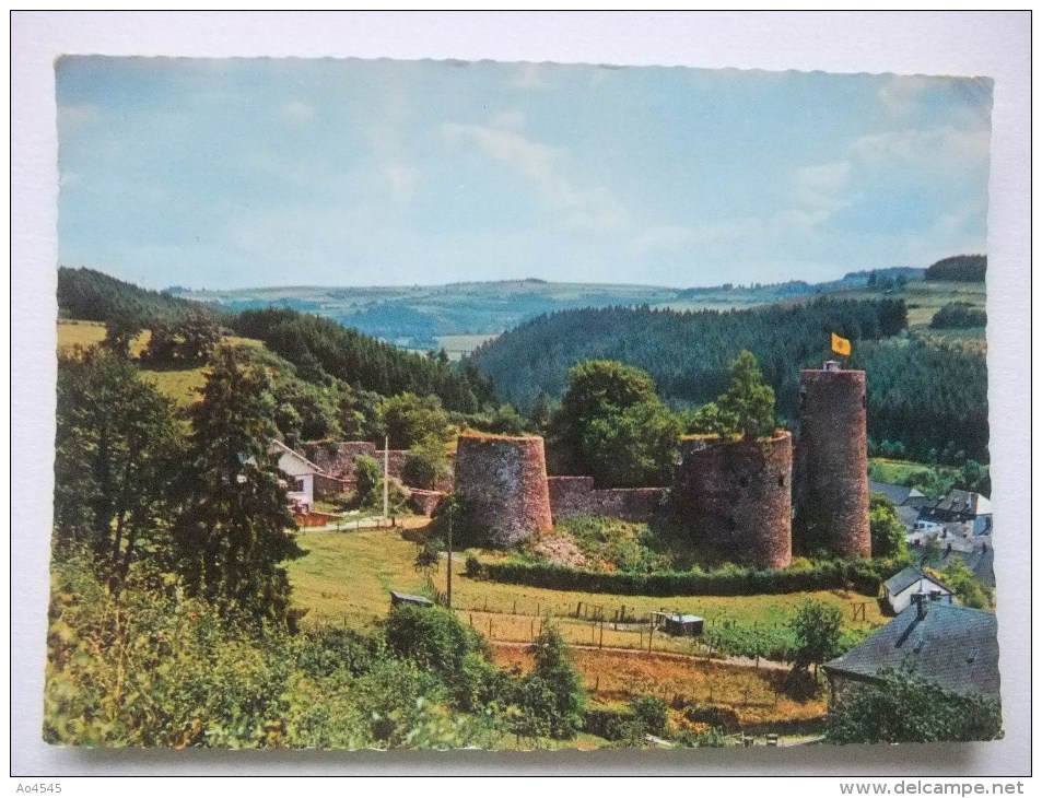 H70 Postkaart Burg-Reuland - Het Kasteel - Burg-Reuland