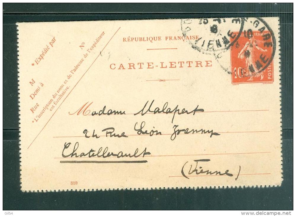 Carte Lettre Yver 138 CL1 Voyagé En 1908 Malb1010 - Letter Cards