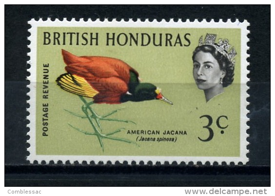 BRITISH  HONDURAS   1962    Various Designs  3c  Northern  Jocana     MH - British Honduras (...-1970)