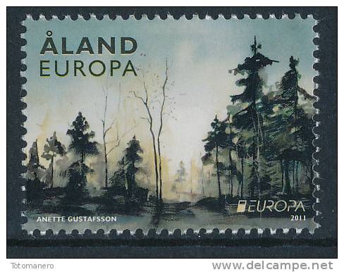 ALAND FINLAND/Finnland Alandinseln EUROPA 2011 "Forests"  1v** - 2011