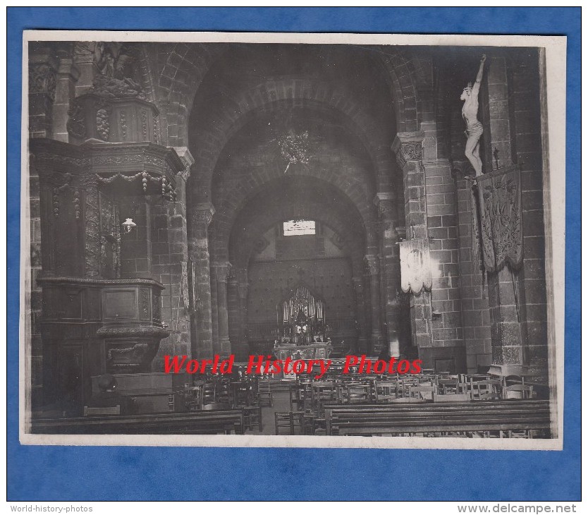 Photo Ancienne - LE PUY - Intérieur D' Eglise - Orgues - Lieux