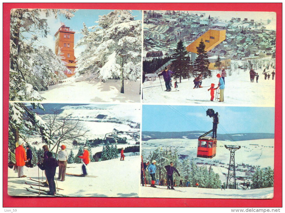 159180 / Kurort Oberwiesenthal ( Kr Annaberg ) - SKIHANG SPORT SKI , Seilbahn , Aerial Lift Teleporte Luftseilbahn - Ger - Oberwiesenthal