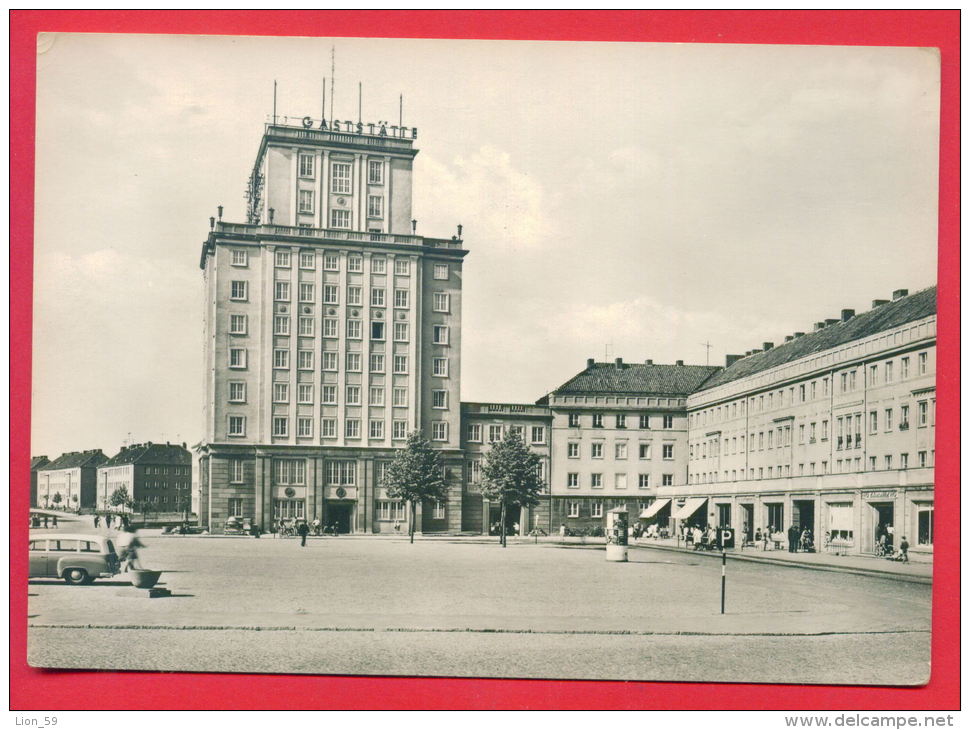 159187 / Wismar - Vorwendorf  -  HOCHHAUS AM PLATZ  DES FRIEDENS , GASTSTÄTTE - Germany Deutschland Allemagne Germania - Wismar