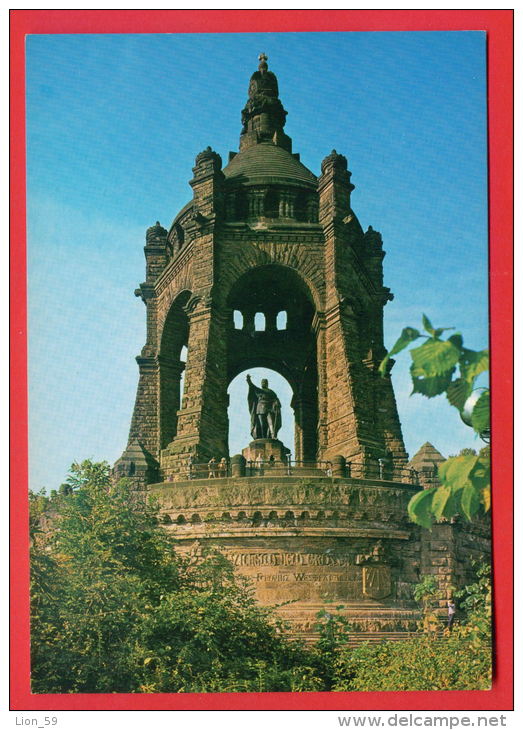 159196 / Kaiser Wilhelm Denkmal Porta Westfalica Weser Monument Statue - Germany Deutschland Allemagne Germania - Porta Westfalica