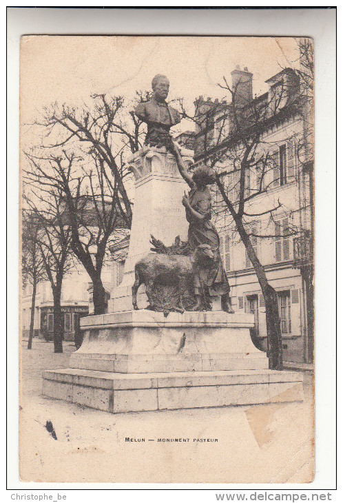 CPA Melun, Monument Pasteur (pk15527) - Melun