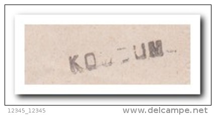 Brief 1886 Naar Gemeente Borne, Stempel Leeuw:-Stavoren En Langstempel Koudum - Briefe U. Dokumente