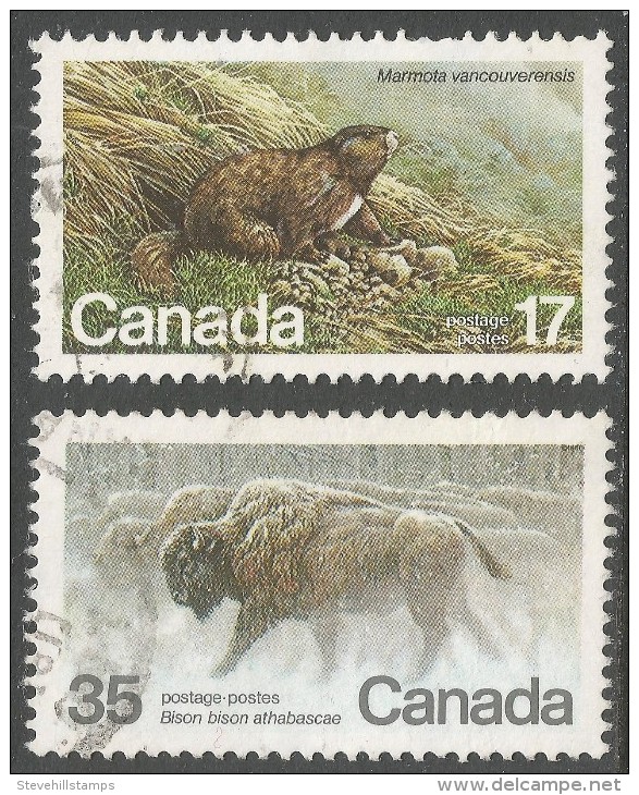 Canada. 1981 Endangered Wildlife (5th Series). Used Complete Set SG 1006-1007 - Used Stamps