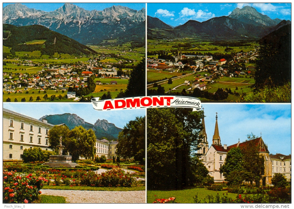 AK Steiermark 8911 Admont Hallermauern Großer Buchstein Rosarium Stiftskirche Stiftshof Gr Österreich Austria Autriche - Admont