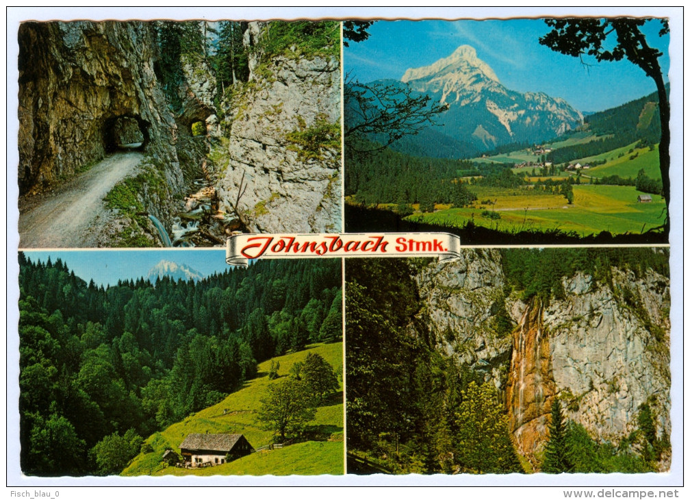 AK Steiermark 8912 Johnsbach Im Gesäuse Ebner-Klamm Kölblalm Wolfbauer-Wasserfall Obertal Österreich Austria Autriche - Gesäuse