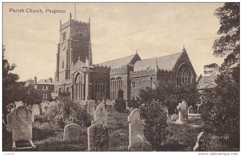 1920 CIRCA - PAIGNTON PARISH CHURCH - Paignton