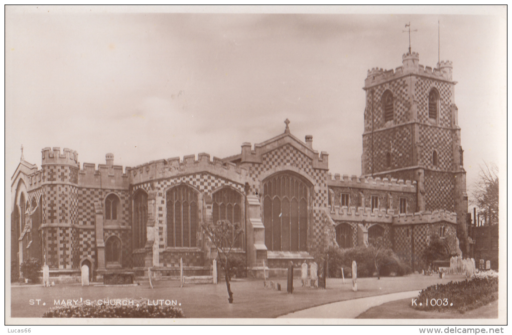 1920 CIRCA - LUTON ST MARY'S CHURCH - Autres & Non Classés