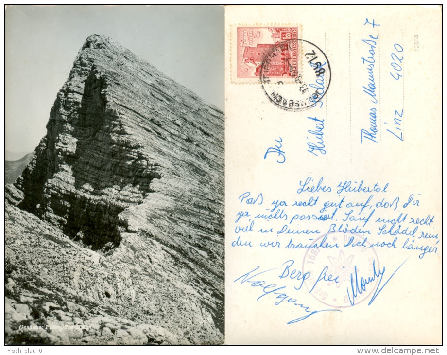 AK Steiermark Gesäuse Planspitze Stempel Heßhütte Österreich Austria Styria Berg Ennstaler Alpen Autriche Ansichtskarte - Gesäuse