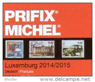 PRIFIX MICHEL Luxemburg Briefmarken Katalog 2015 neu 25€ Spezial mit ATM MH Dienst Porto Besetzungen deutsch/französisch