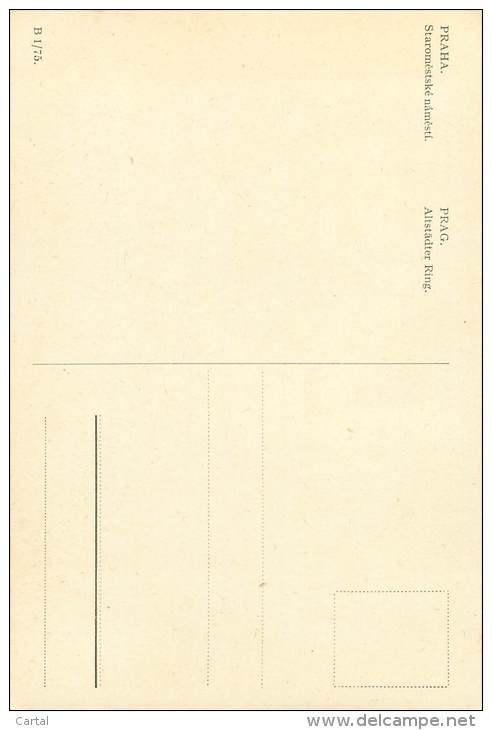 PRAHA - Staromestské Namésti - Tschechische Republik