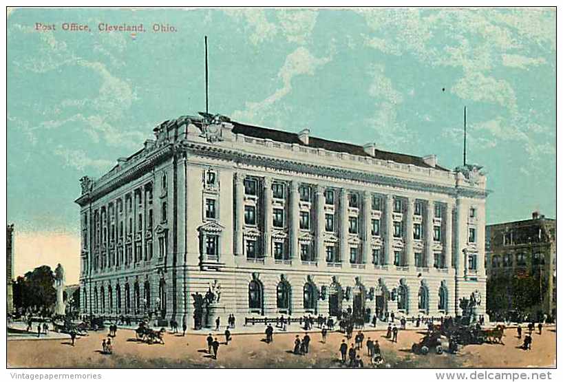 235099-Ohio, Cleveland, Post Office, Cleveland News Company No M-4892 - Cleveland