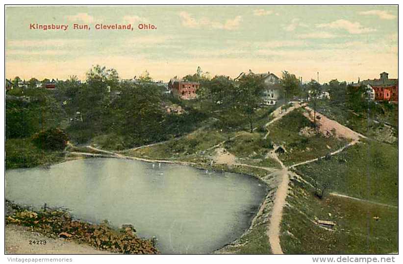 235103-Ohio, Cleveland, Kingsbury Run, Souvenir Post Card Company No 24229 - Cleveland