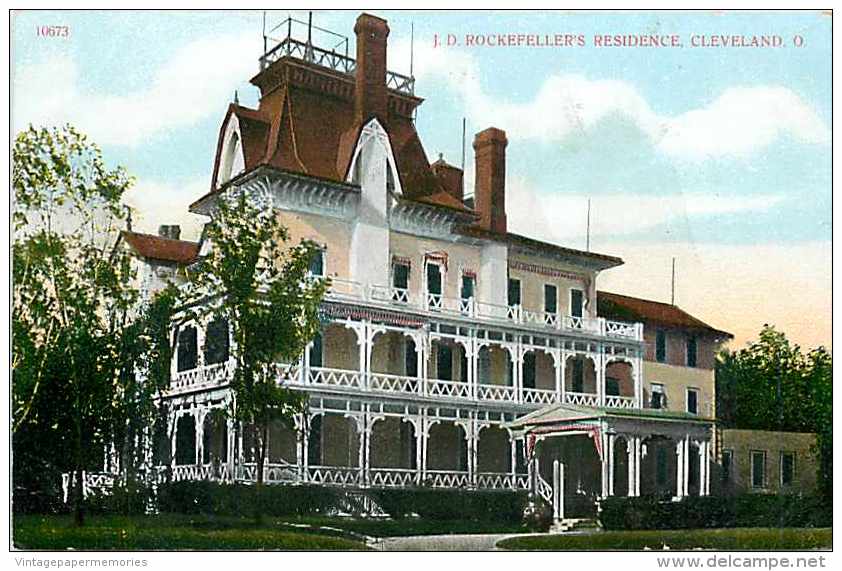 235107-Ohio, Cleveland, J.D. Rockefeller's Residence, A.C. Bosselman No 10673 - Cleveland