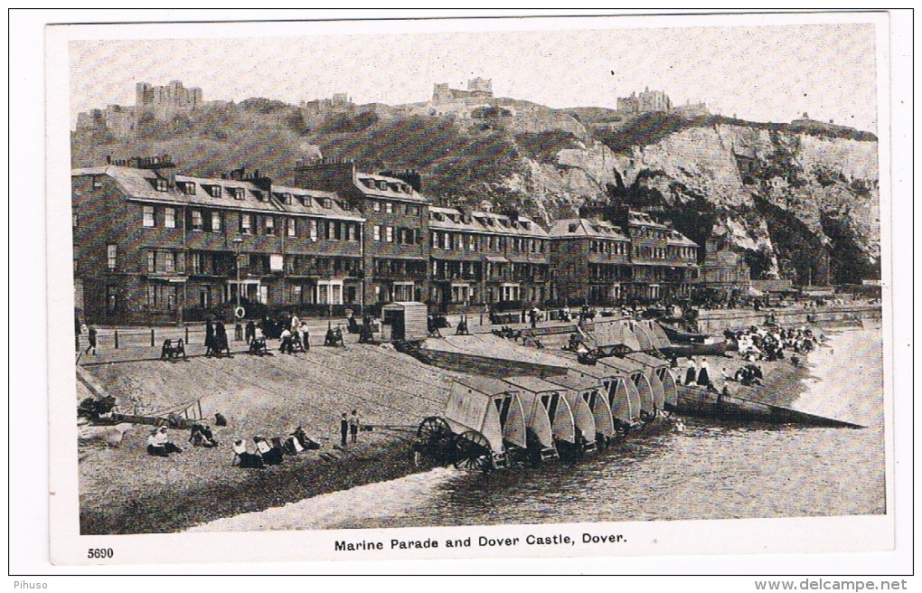 UK2104      DOVER : Marine Parade And Dover Castle - Dover