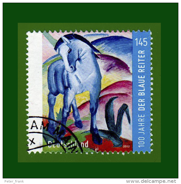 .2012 Deutschland BRD Bund Mi.-Nr. 2911 Gestempelt "Blaues Pferd I; Gemälde Von Franz Marc (1880 Bis 1916)"  #(A271) - Used Stamps