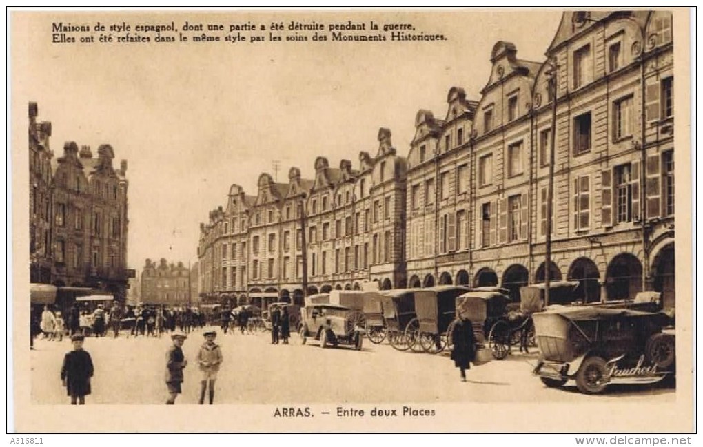 Cpa  ARRAS Entre Deux Places - Arras