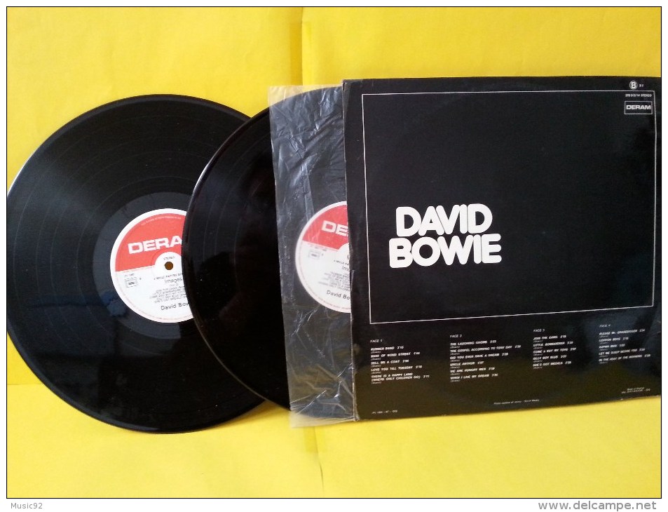 David Bowie"33t X2 Vinyle"Mille-pattes Séries Image"Collector - Verzameluitgaven