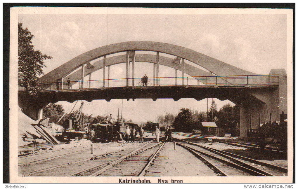 DB3288 - KATRINEHOLM - NYA BRON - RAILWAY TRAIN - Suède