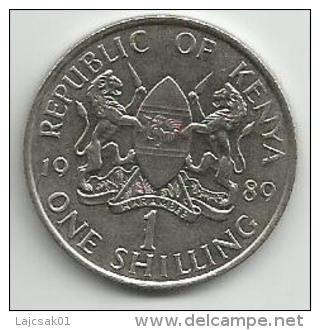 Kenya 1 Shilling 1989. - Kenia