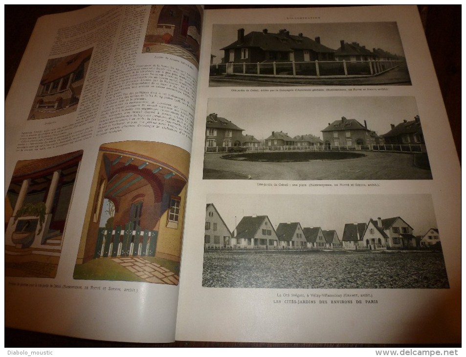 1929 :Special LA MAISON (trés important documentaire); En FRANCE et à l'ETRANGER;Nouvelles cités et Cités-Jardins..etc