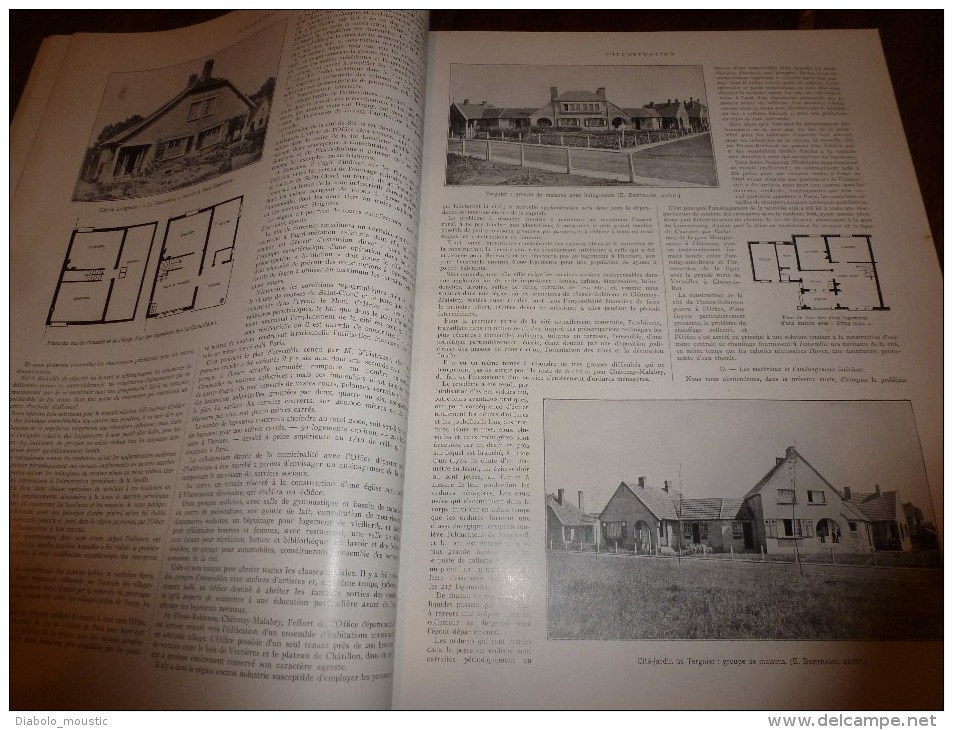 1929 :Special LA MAISON (trés important documentaire); En FRANCE et à l'ETRANGER;Nouvelles cités et Cités-Jardins..etc